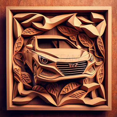 3D модель Hyundai Elantra (STL)